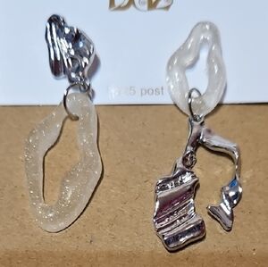 NWT Asymetric Earrings